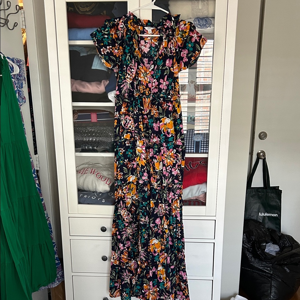 Crown & Ivy Multicolor Floral Maxi Dress